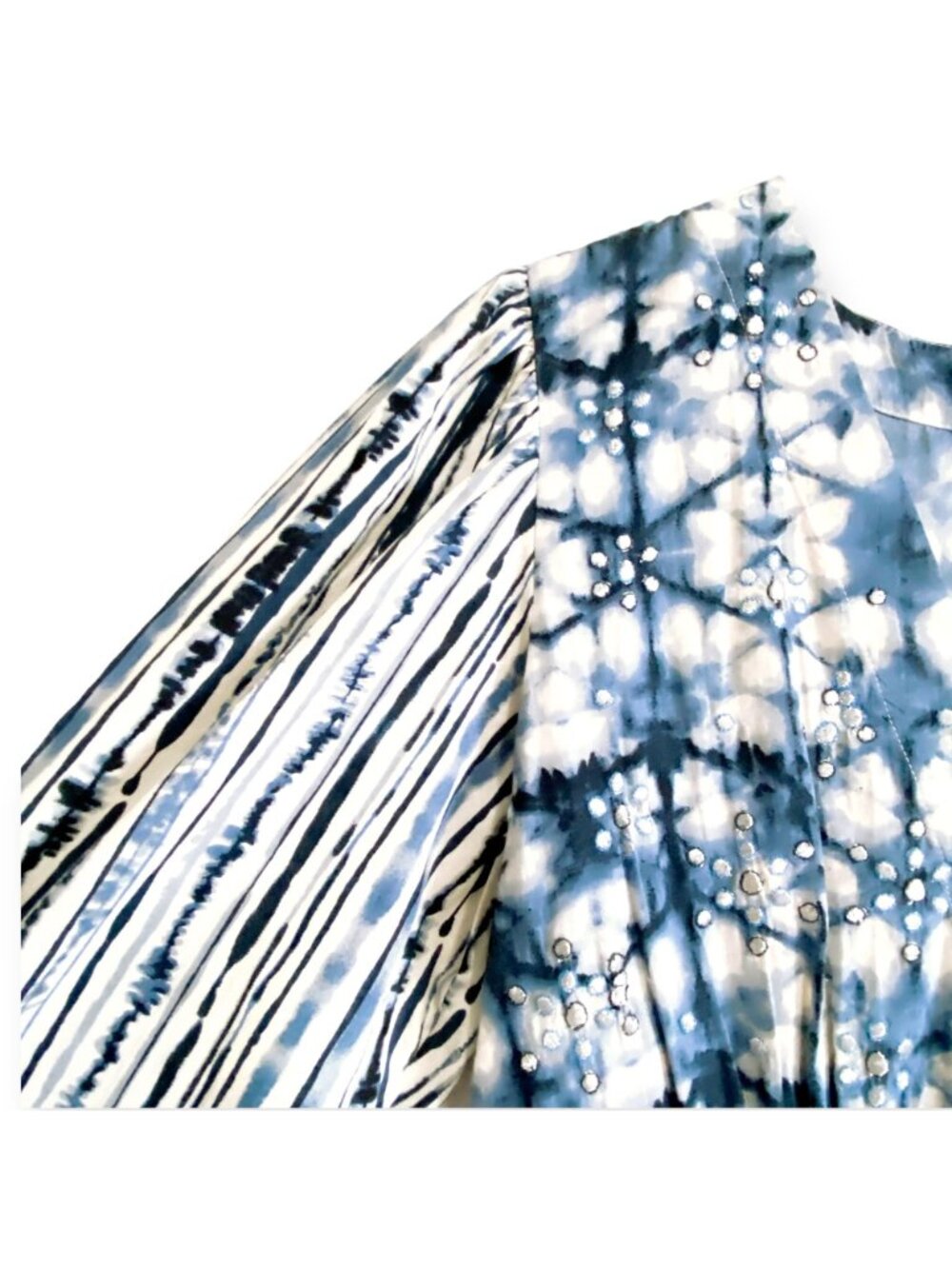 Anthropologie Behati Blue Print Mini Dress size S, NWT - Picture 16 of 16